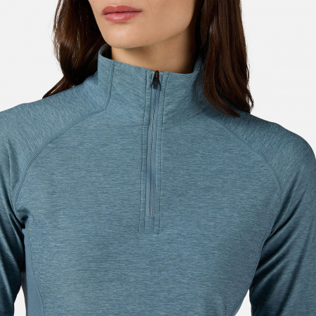 Bluza dama Rossignol WESTWEG HZ LS TEE Atlantis [4]