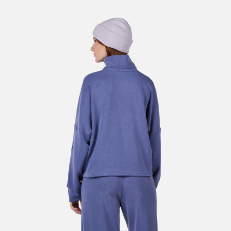 Bluza dama Rossignol W Chavanette HZ Scuba Fleece - Future blue [2]