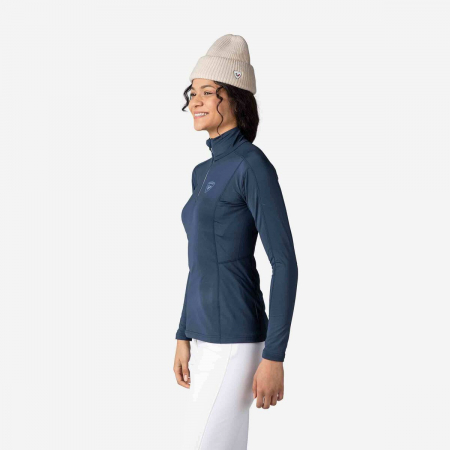 Bluza dama Rossignol W CLASSIQUE 1/2 ZIP Dark navy [3]
