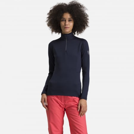 Femei - Bluza dama Rossignol W CLASSIQUE 1/2 ZIP Eclipse