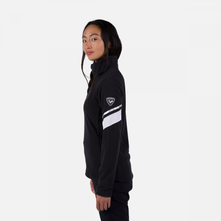 Bluza dama Rossignol W STRAWPILE FLEECE HZ Black [1]