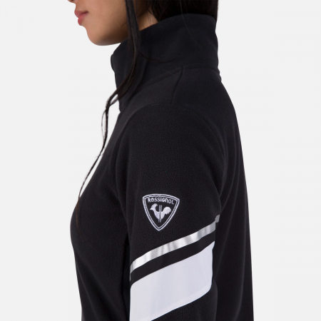 Bluza dama Rossignol W STRAWPILE FLEECE HZ Black [3]