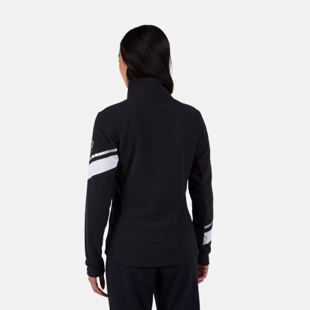 Bluza dama Rossignol W STRAWPILE FLEECE HZ Black [2]