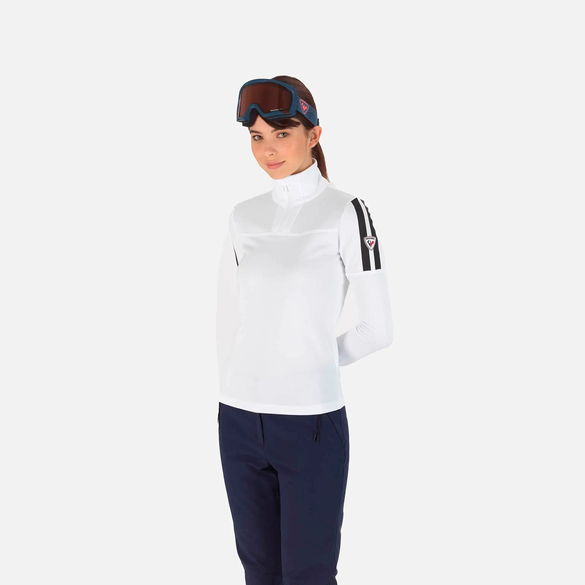 Bluza dama Rossignol W EXPERIENCE 1/2 Zip White [2]