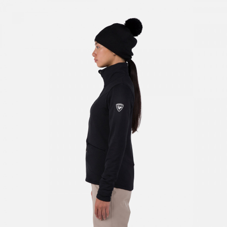 Jacheta dama Rossignol W BLACKSIDE FLEECE FZ Black [2]
