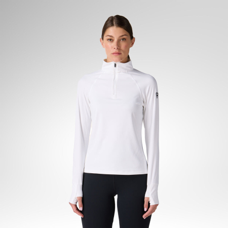 Mid Layere - Bluza dama Rossignol W half zip first layer White