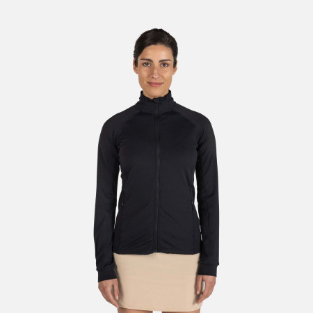 Jachete - Bluza dama Rossignol W Mid Layer Stretch Jkt Black