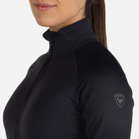 Bluza dama Rossignol W Mid Layer Stretch Jkt Black [3]