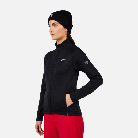Rossignol - Jacheta dama Rossignol W Blackside mix fz fleece - Black