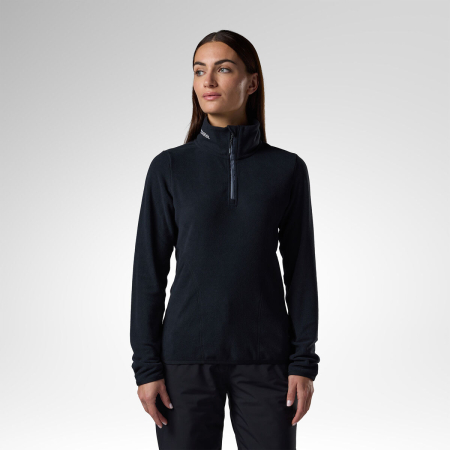 Mid Layere - Bluza dama Rossignol W quarter zip polar fleece Black