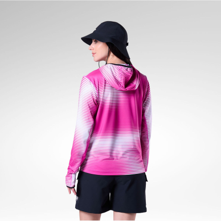 Bluza dama Rossignol WESTWEG SUN Hoodie - Electric Fuchsia Line Fogg [1]
