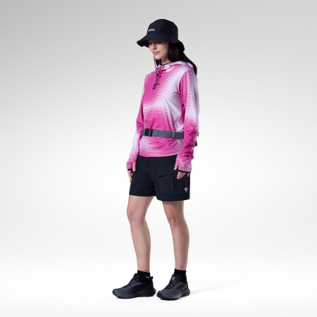Bluza dama Rossignol WESTWEG SUN Hoodie - Electric Fuchsia Line Fogg [7]