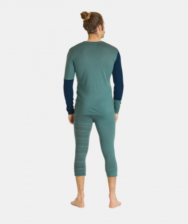 Bluza de corp barbati Ortovox - 185 Merino Rock N Wool - Arctic grey [3]