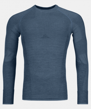 First Layere - Bluza de corp barbati Ortovox - 230 Merino Competition - Petrol blue