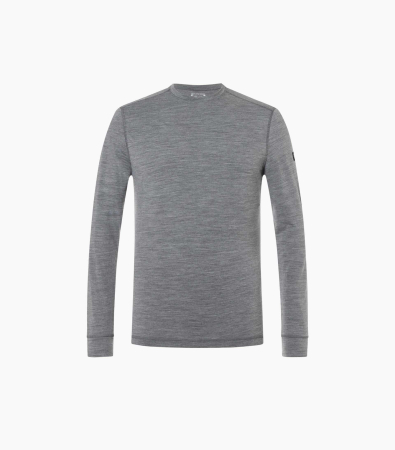 Bluza de corp barbati SN Super.Natural M TUNDRA175 LS Cashmere Grey Melange [1]