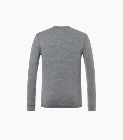 Bluza de corp barbati SN Super.Natural M TUNDRA175 LS Cashmere Grey Melange [2]