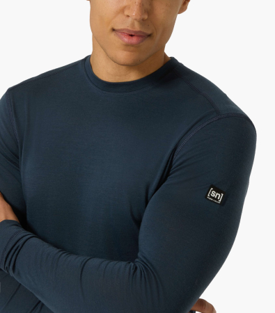 Bluza de corp barbati SN Super.Natural M TUNDRA175 LS BLUEBERRY [3]