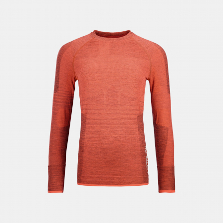 First Layere - Bluza de corp dama Ortovox - 230 Merino Competition Coral