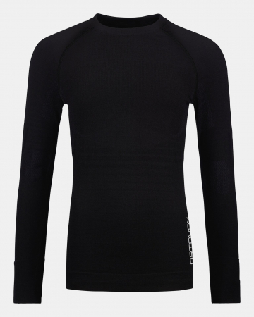 First Layere - Bluza de corp dama Ortovox - 230 Merino Competition - Black raven