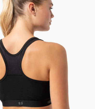 Bustiera dama SN Super.Natural W TUNDRA220 SEMPLICE BRA Jet Black [3]