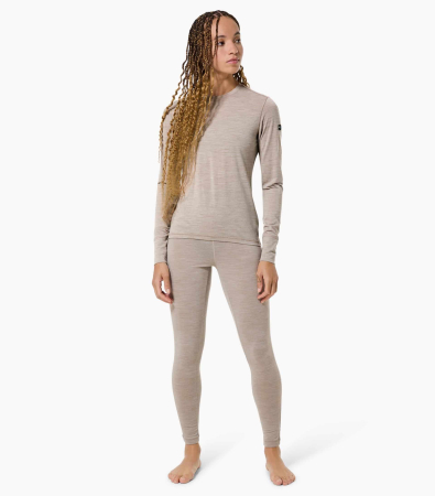Bluza de corp dama SN Super.Natural W TUNDRA175 LS Vintage Khaki Melange [1]
