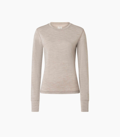 Bluza de corp dama SN Super.Natural W TUNDRA175 LS Vintage Khaki Melange [3]