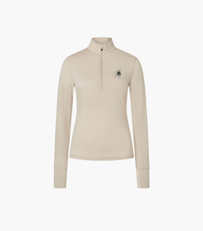Bluza de corp dama SN Super.Natural W TUNDRA175 ZIP 1/4 BUNNY WHITE PEPPER/VARIOUS [3]