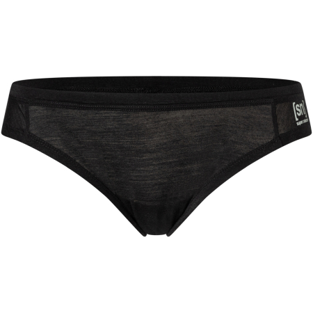 First Layere - Lenjerie Merino pentru femei SN Super.Natural TUNDRA175 THONG Jet Black