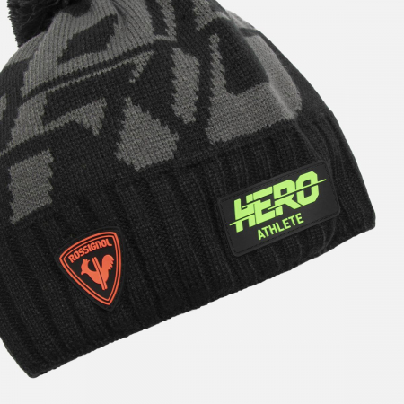 Caciula barbati Rossignol HERO POMPON Black [3]