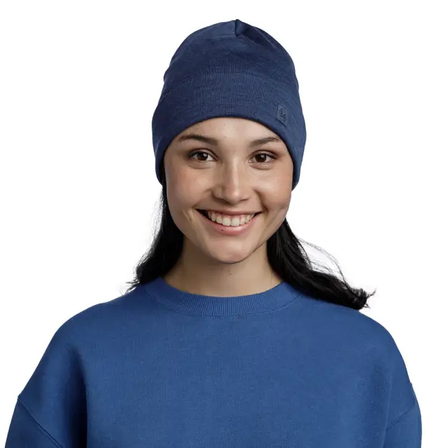 Caciuli - Caciula BUFF Merino HEAVY Solid Indigo