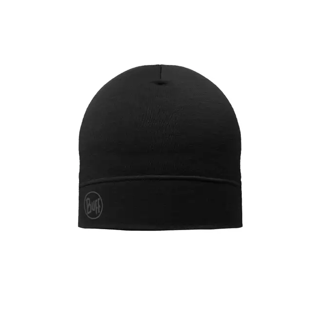 Caciuli - Caciula BUFF Merino LIGHT Solid Black