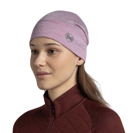 Barbati - Caciula BUFF Merino LIGHT Solid Pansy