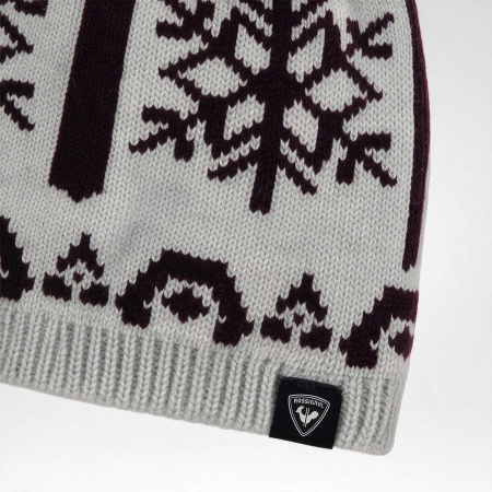 Caciula dama Rossignol W Snowdazzle pompom beanie Silver cloud [2]