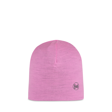 Produse BUFF - Caciula pentru copii LW  Merino FLUOR FUCHSIA-GREY