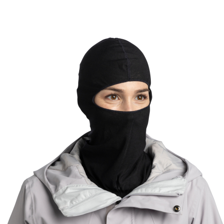 Cagula pentru adulti WOOL Lightweight SOLID BLACK [3]