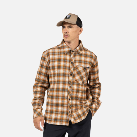 Hanorace - Camasa barbati Rossignol Ranch Plaid Shirt Fog