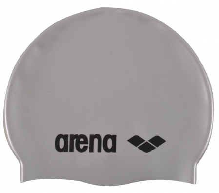 Produse pentru bazin ARENA - Casca inot Arena CLASSIC Silicone JR Silver/Black
