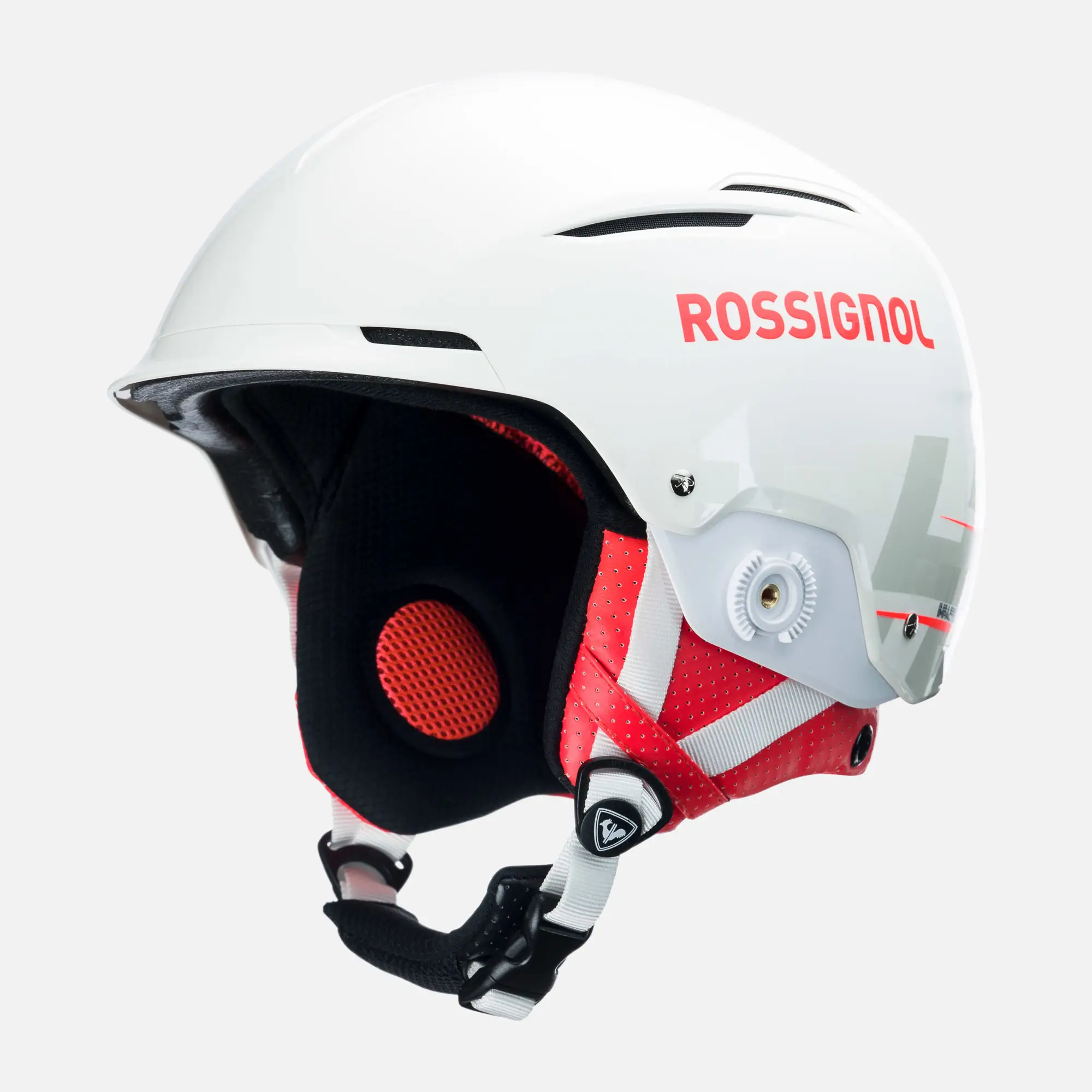 Casca schi barbati Rossignol HERO SLALOM impacts White+Chinguard [6]