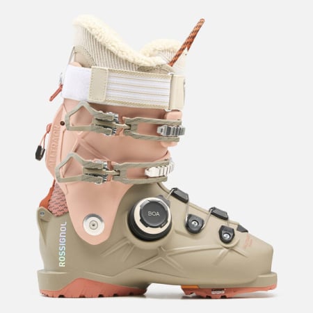 Rossignol - Clapari dama Rossignol Alltrack 90 W BOA Gripwalk - Khaki/Peach
