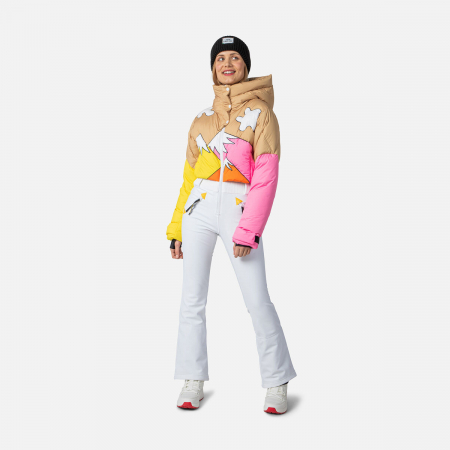 Geci schi si snowboard - Combinezon Rossignol JCC W Sublim overall - White