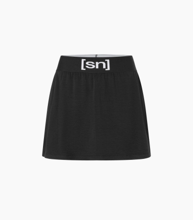 Fusta dama SN Super.Natural - W FITNESS SKIRT - Jet Black/Jet Black [5]
