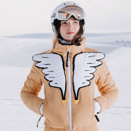 Geci schi si snowboard - Geaca schi dama Rossignol JCC - W BIRDY POETIC - Beige mountain