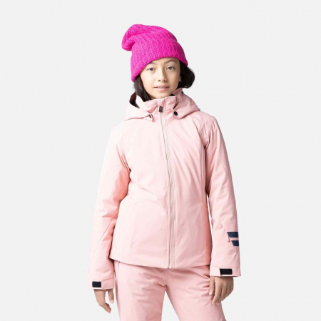 Geci ski copii - Geaca schi fete Rossignol GIRL FONCTION - Cooper pink
