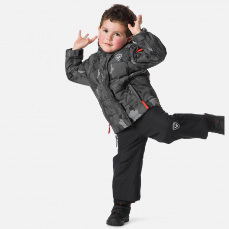 Geaca schi baieti Rossignol KID FLOCON PR Camo grey [1]