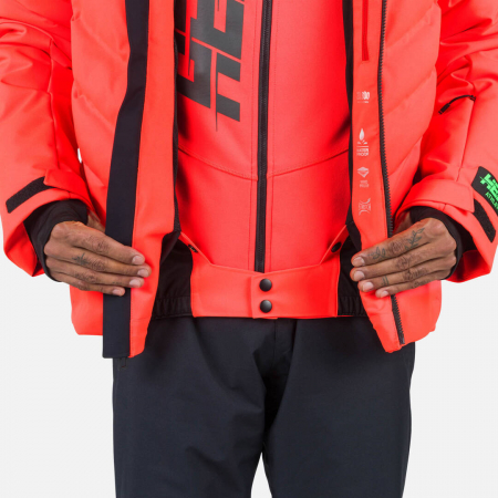 Geaca schi barbati Rossignol HERO BLACKSIDE PUFFY Neon red [10]