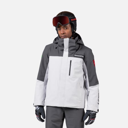 Geci schi si snowboard - Geaca schi barbati Rossignol HERO VELIKA Insulated Soft Grey
