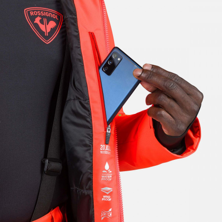 Geaca schi barbati Rossignol HERO VELIKA Neon red [13]
