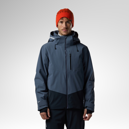 Geci schi si snowboard - Geaca schi barbati Rossignol - M 4WS Blackside insulated - Turbulence/black