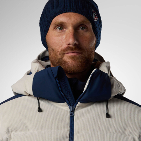 Geaca schi barbati Rossignol - M Resort Corduroy down bomber - Silver cloud/dark navy [11]