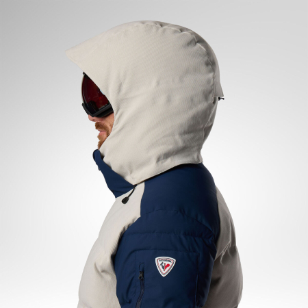 Geaca schi barbati Rossignol - M Resort Corduroy down bomber - Silver cloud/dark navy [7]